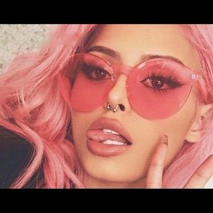 Rimless Pink Style Sunglasses 💖 NWOT